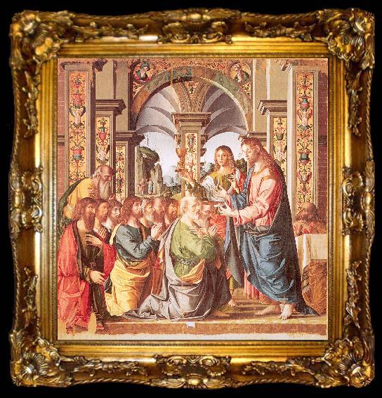 framed  Palmezzano, Marco The First Communion of the Apostles, ta009-2